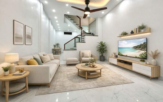 NHÀ 3 TẦNG MỚI TÂN SƠN, 3N 3VS ĐƯỜNG THÔNG 2 XE 7 CHỖ GIÁ CHỈ HƠN 2 TỶ